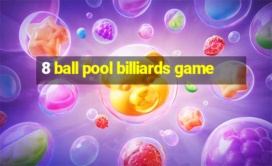 8 ball pool billiards game