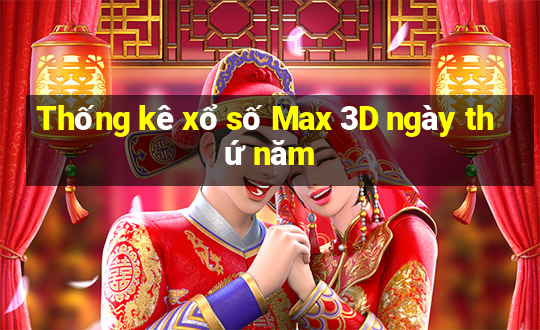 Thống kê xổ số Max 3D ngày thứ năm