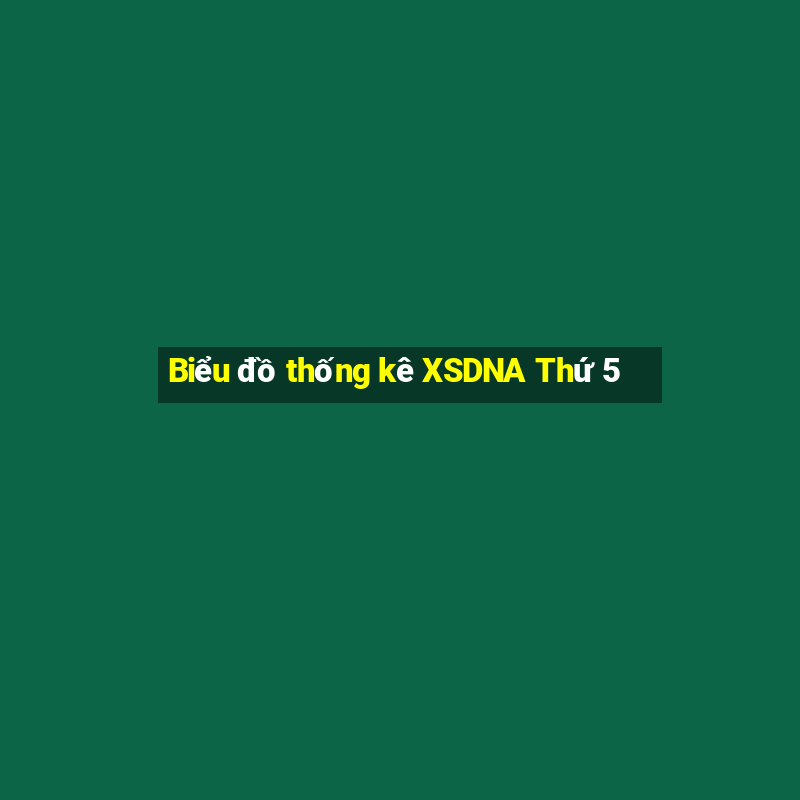 Biểu đồ thống kê XSDNA Thứ 5