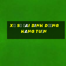 xổ số đài bình dương hàng tuần