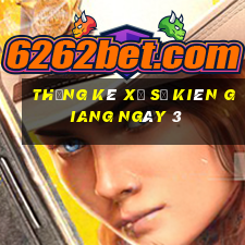 Thống kê Xổ Số kiên giang ngày 3