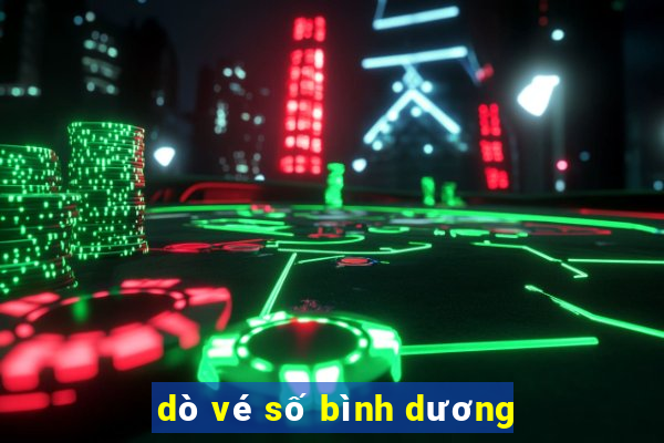 dò vé số bình dương