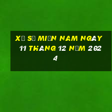 xổ số miền nam ngày 11 tháng 12 năm 2024