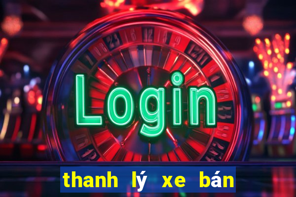 thanh lý xe bán cá viên chiên