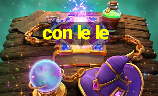 con le le