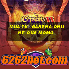 mua thẻ garena online qua momo