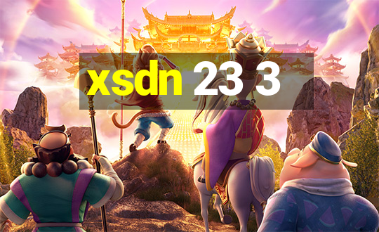 xsdn 23 3