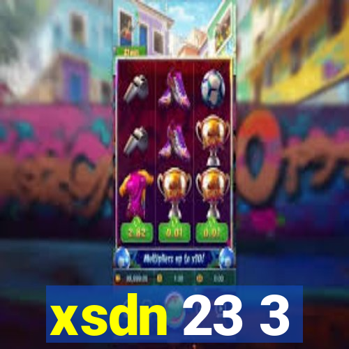 xsdn 23 3