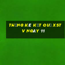 THỐNG KÊ KẾT QUẢ XSTV ngày 11