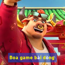 Boa game bài dòng