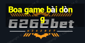 Boa game bài dòng