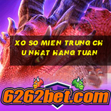 xo so mien trung chu nhat hang tuan