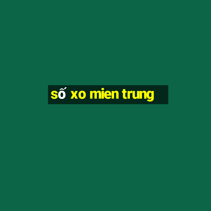 so xo mien trung