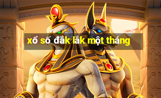 xổ số đắk lắk một tháng