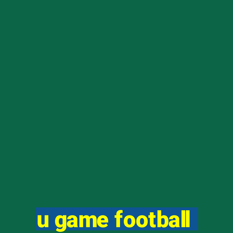 u game football