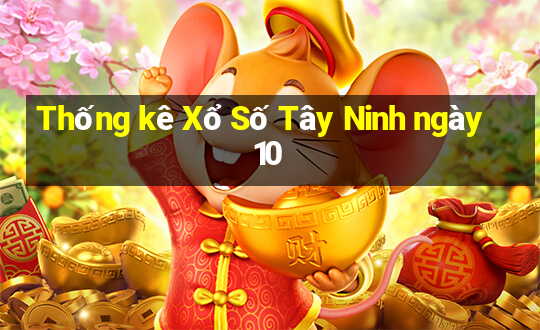 Thống kê Xổ Số Tây Ninh ngày 10