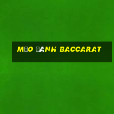 mẹo đánh baccarat