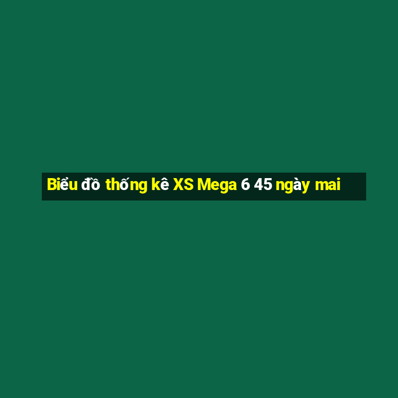 Biểu đồ thống kê XS Mega 6 45 ngày mai