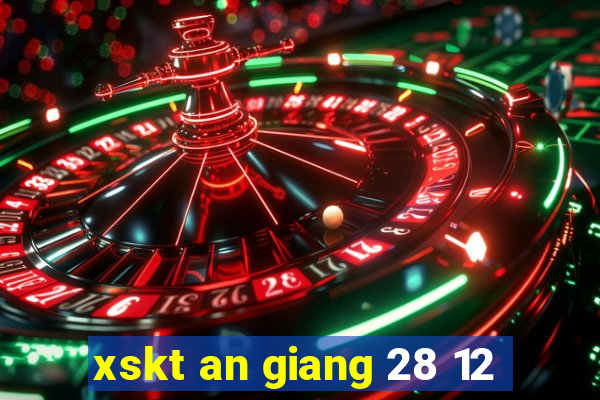 xskt an giang 28 12