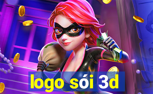 logo sói 3d