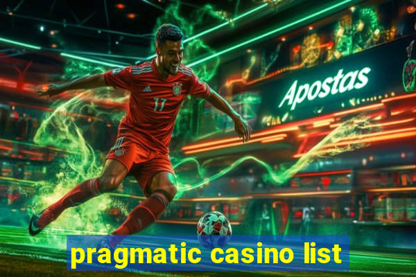 pragmatic casino list