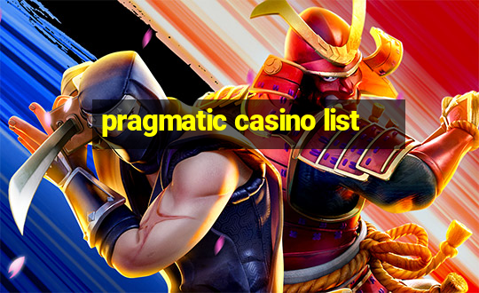 pragmatic casino list