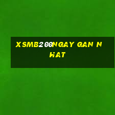 xsmb200ngay gan nhat