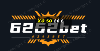 xo so 26 6