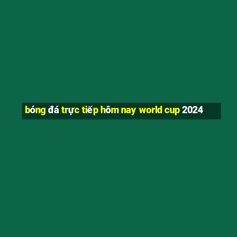 bóng đá trực tiếp hôm nay world cup 2024