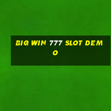 big win 777 slot demo