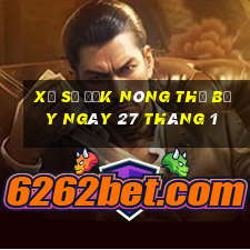 xổ số đắk nông thứ bảy ngày 27 tháng 1