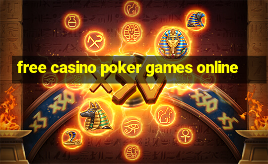 free casino poker games online