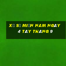 xổ số miền nam ngày 4 tây tháng 9