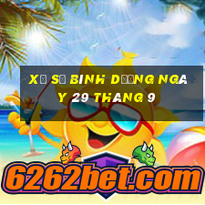 xổ số bình dương ngày 29 tháng 9