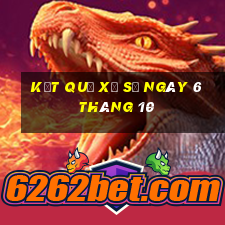 kết quả xổ số ngày 6 tháng 10