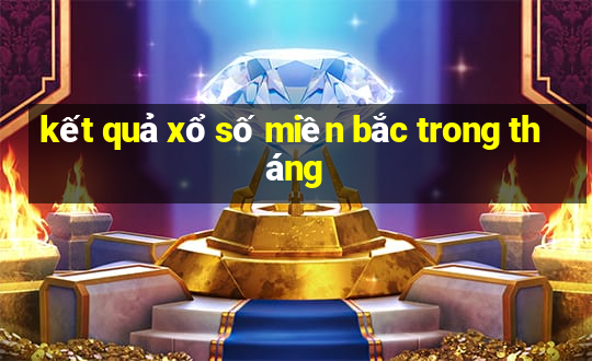 kết quả xổ số miền bắc trong tháng