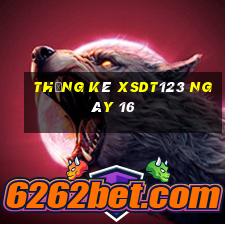 Thống kê XSDT123 ngày 16