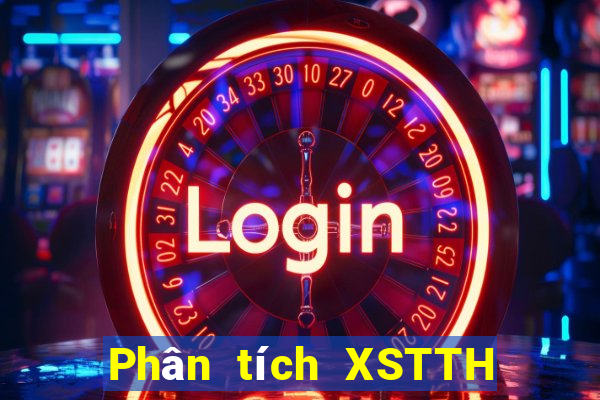 Phân tích XSTTH thứ hai