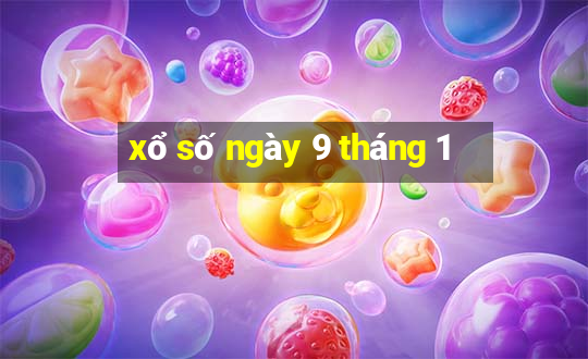 xổ số ngày 9 tháng 1