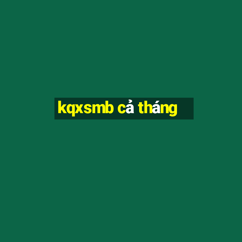 kqxsmb cả tháng