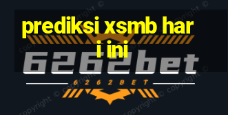 prediksi xsmb hari ini