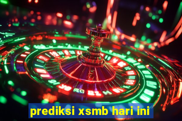 prediksi xsmb hari ini