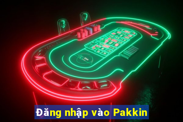 Đăng nhập vào Pakkin