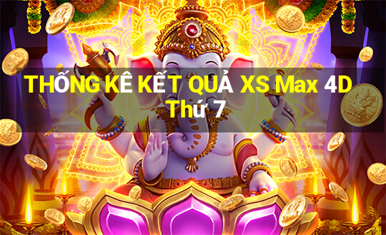 THỐNG KÊ KẾT QUẢ XS Max 4D Thứ 7