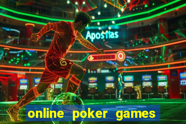 online poker games no money