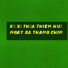 xổ số thừa thiên huế ngày ba tháng chín