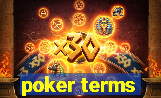 poker terms