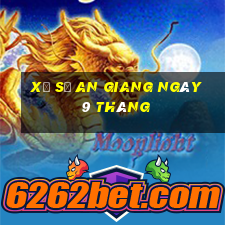 xổ số an giang ngày 9 tháng