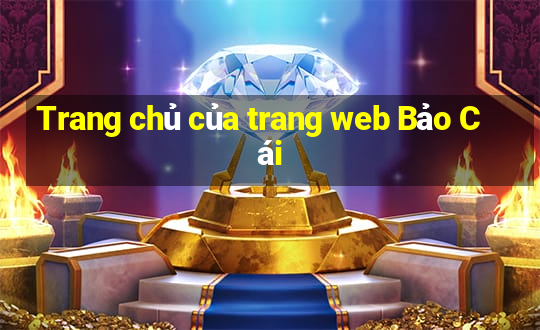 Trang chủ của trang web Bảo Cái