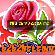 Trò chơi Poker Đức